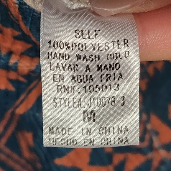 SAVANNA JANE Jacket Womens Medium Teal Western Boho Fringe Bling - Picture 10 of 11